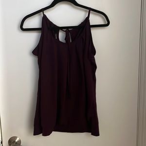 Cute flow tank top dress up or down gorgeous deep purple adjustable